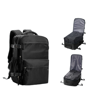 NNEOBA Vacuum Compression Travel Backpack with Pump Black