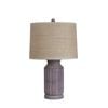Oriel Lighting Stote Textured Table Lamp With Harp Shade