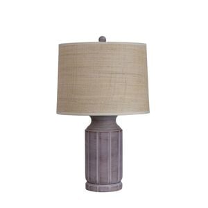 Oriel Lighting Stote Textured Table Lamp With Harp Shade