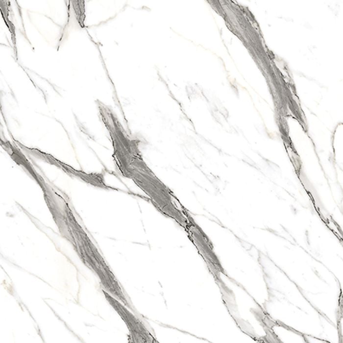 Kaboodle 20 x 901-1200mm Calcutta Gloss Single Square Edge Customisable Benchtop