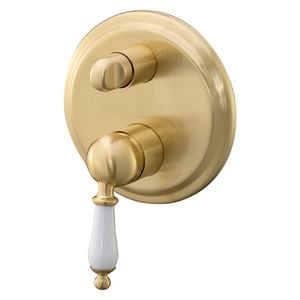 Mondella Brushed Brass Maestro Shower Diverter Mixer