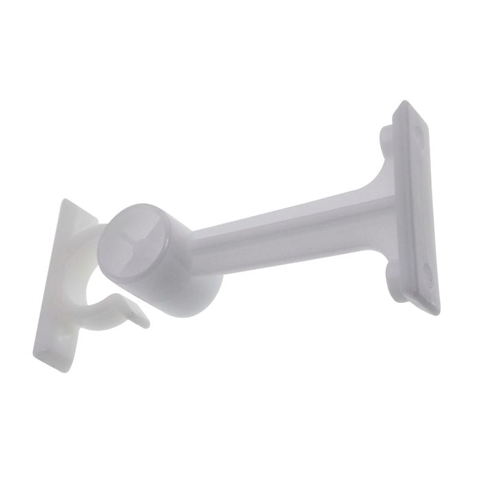 Adoored 70mm White Plastic Long Door Clip - 70mm