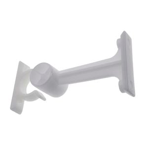 Adoored 70mm White Plastic Long Door Clip - 70mm