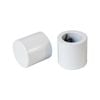 Pillar 16mm White Cap Curtain Rod Finial - 2 Pack