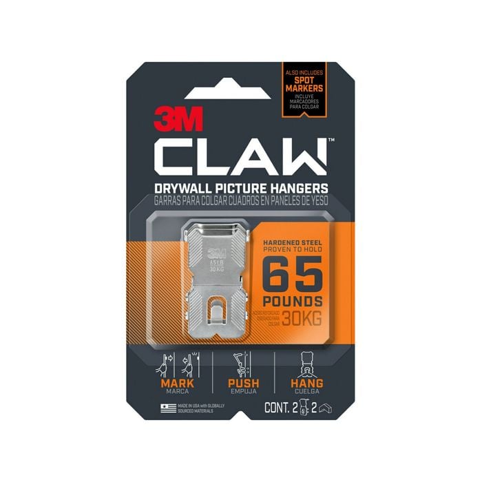 3M Claw Picture Hanger 30kg -  2 Pack