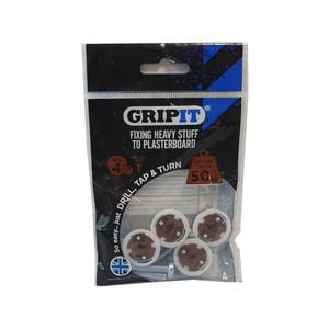 Gripit Brown 20mm Plasterboard Fixing - 4 Pack
