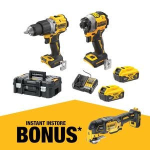DeWALT 18V XR 50Ah 2 Piece Compact Combo Kit DCZ2050P2T-XE