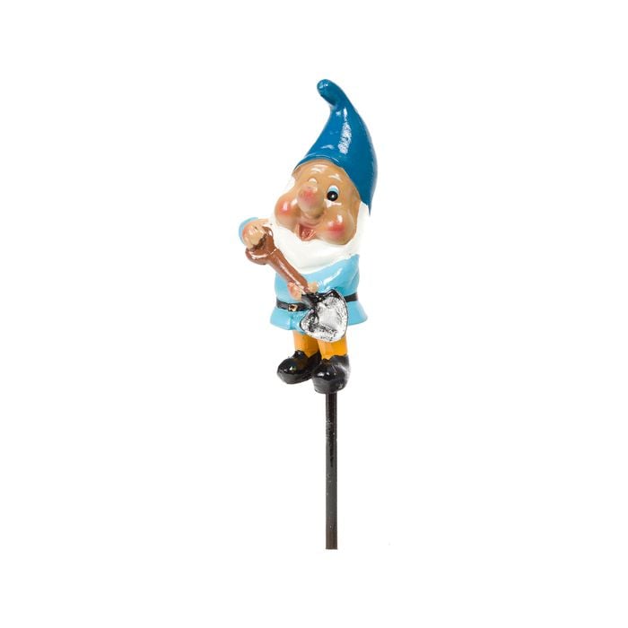 Lotus 4 x 15cm Blue Dwarf Decorative Stake