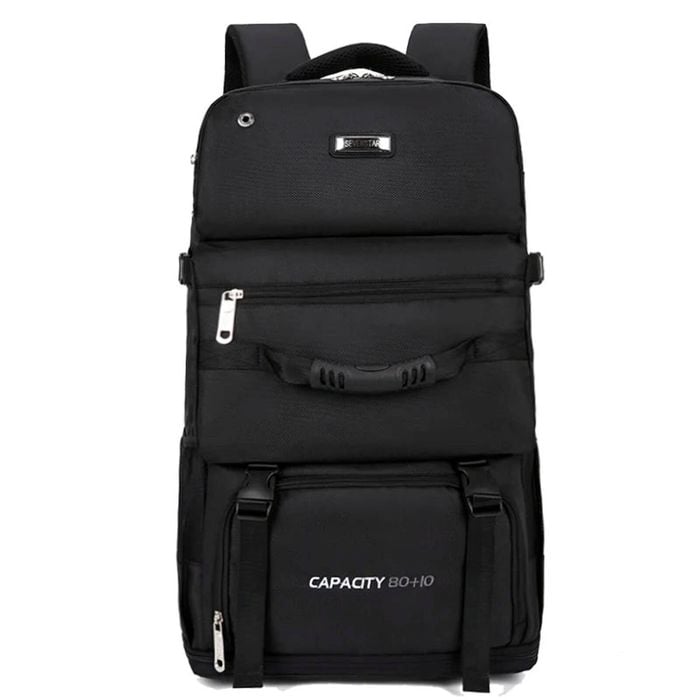 NNEOBA 90L Large-Capacity Hiking Travel Backpack Black