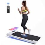 Advwin 5% Incline Walking Pad Electric Treadmill for Home 120kg Capacity & 1–6km/h & Low Noise