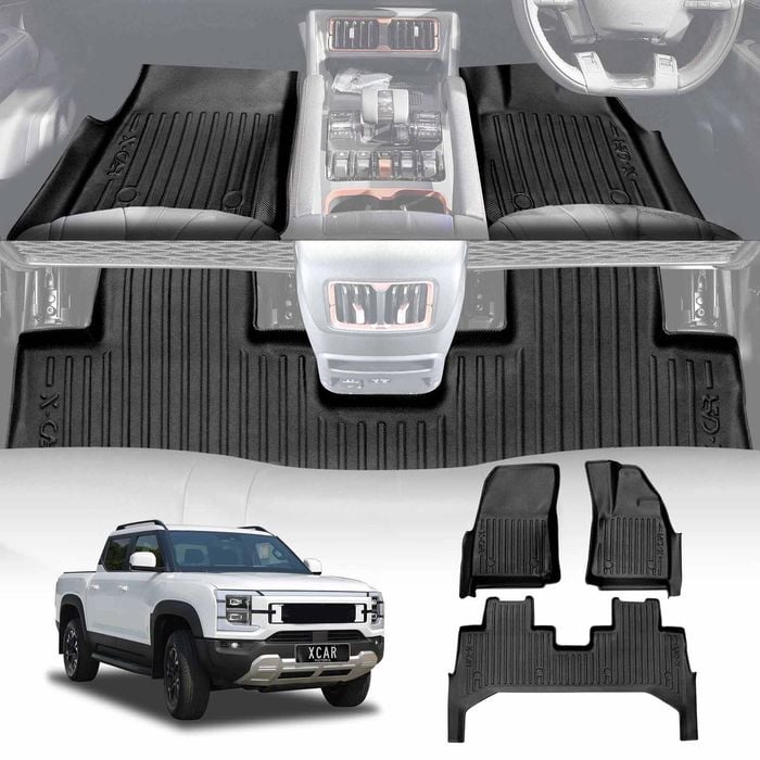 3D Floor Mats for BYD Shark 6 2024-Onwards Heavy Duty All Weather Car Mats Carpet Liner Set