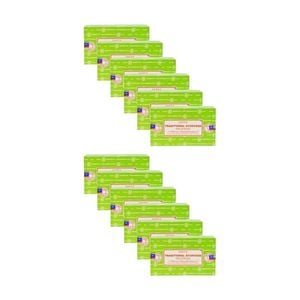 12PK Satya Home Fragrance Scented Incense Sticks Packet 15gm Traditional Aryuve