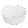 New England Joinery 360mm White Gloss Allure Arrow Basin - White Gloss