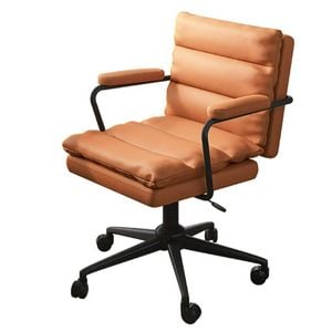 Foret Home Office Chair Computer Ergonomic Swivel Mid-back W Wheels & Armrests
