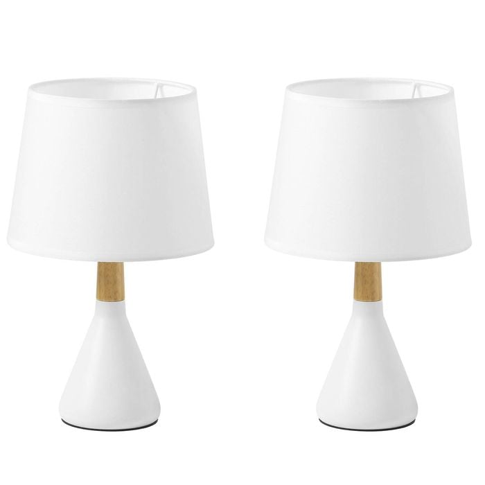 Sherwood Set of 2 Preston Table Lamp White