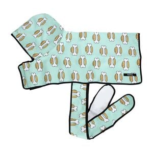 Annabel Trends Hot Dog Beach Hoodie Towel Bone Burger Medium