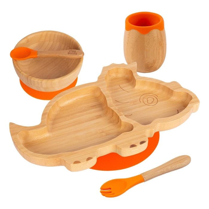 5pc Bamboo Dinosaur Baby Weaning Set