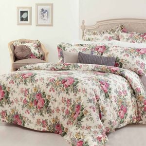 Gainsborough ROSEWOOD Quilt Cover Set Double