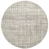 The Rug Connection Ama 354 Silver 240x240cm - Large Round Pet Friendly Indoor Rug