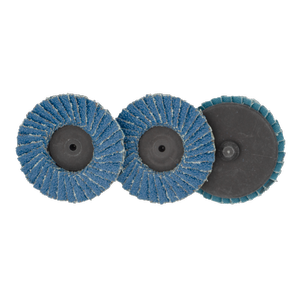 Josco 50mm 40 Grit Quick Change Zirconia Flap Discs - 3 Pack
