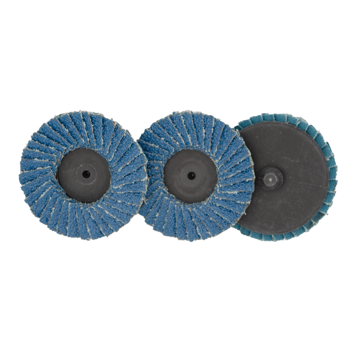 Josco 50mm 40 Grit Quick Change Zirconia Flap Discs - 3 Pack