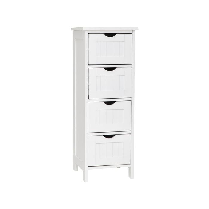 Maine 4 Drawer Multipurpose Bathroom Cabinet