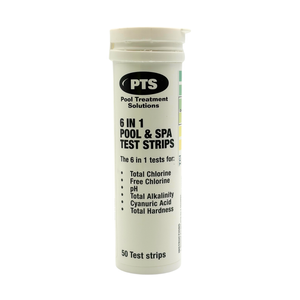 PTS 6-in-1 Pool Test Strips 