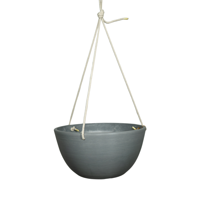 Respect 31cm Grey Green Earth Hanging Planter