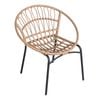 Marquee Rattan Wicker Chair - Natural - Bunnings Australia