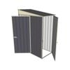 Build-a-Shed 1.5 x 0.8 x 2m Singled Hinged Door Skillion Shed with Single Hinged Side Door - Grey