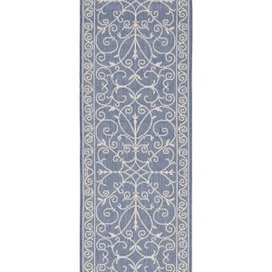 The Rug Connection Seabrook Tide Blue 400x80cm Rug