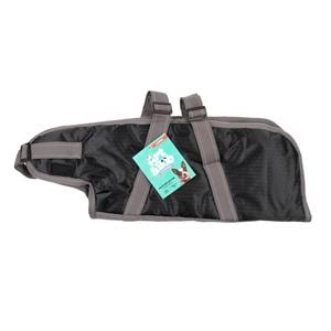 Art & Bob 50cm Black Reflective Dog Vest Large