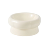Petal Style Ceramic Cat Bowls-White - 15*15*7.5cm(L*W*H)