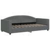 vidaXL Day Bed Single Size 2-in-1 Single  Bed Sleeper Sofa Dark Grey Fabric