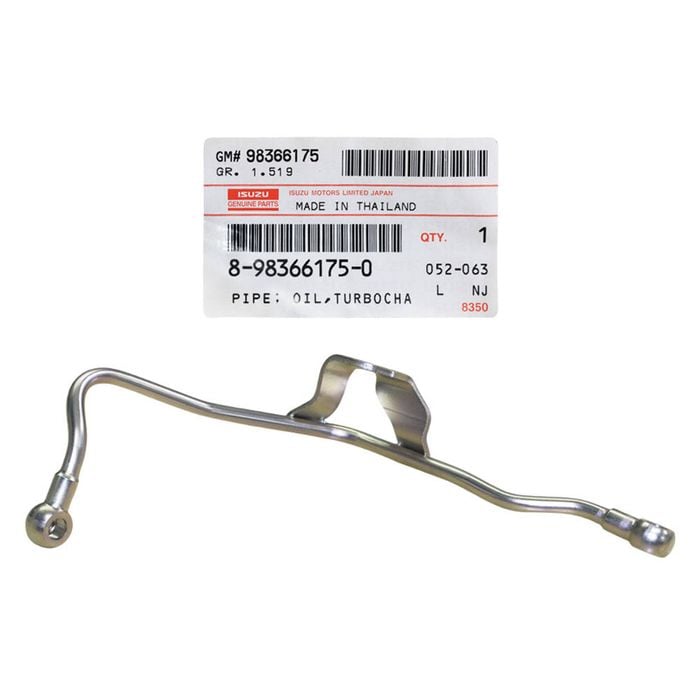 Genuine Turbo Charger Oil Feed Pipe For Isuzu Mux 4jj1 3.0l 2016 Onwards 06200