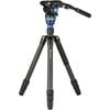 Benro Reverse-folding Carbon Fiber Travel Tripod With S6pro Fluid Video Head