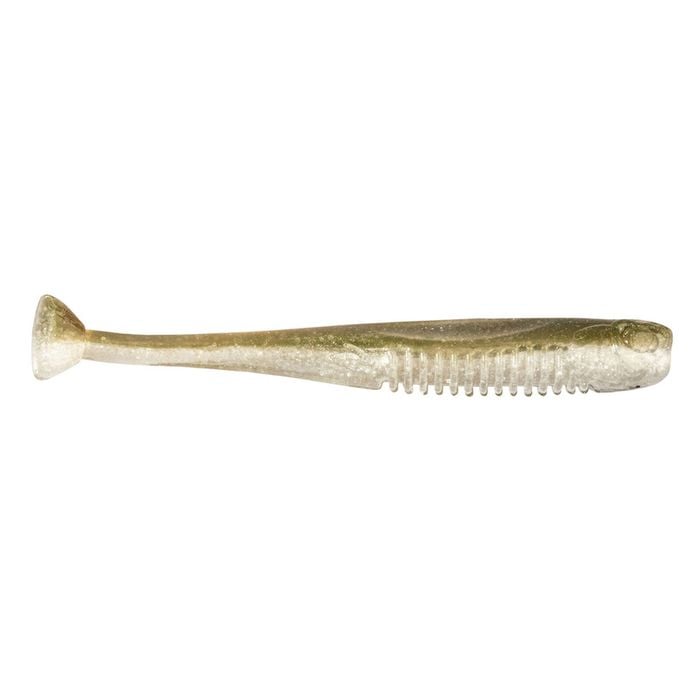 5 Pack of 3.5 Inch Zman Drop Kickerz Soft Plastic Lures - SHINER