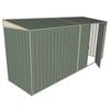 Build-A-Shed 1.2 x 4.5 x 2.0m Skillion Single Hinged Side Door Shed - Green