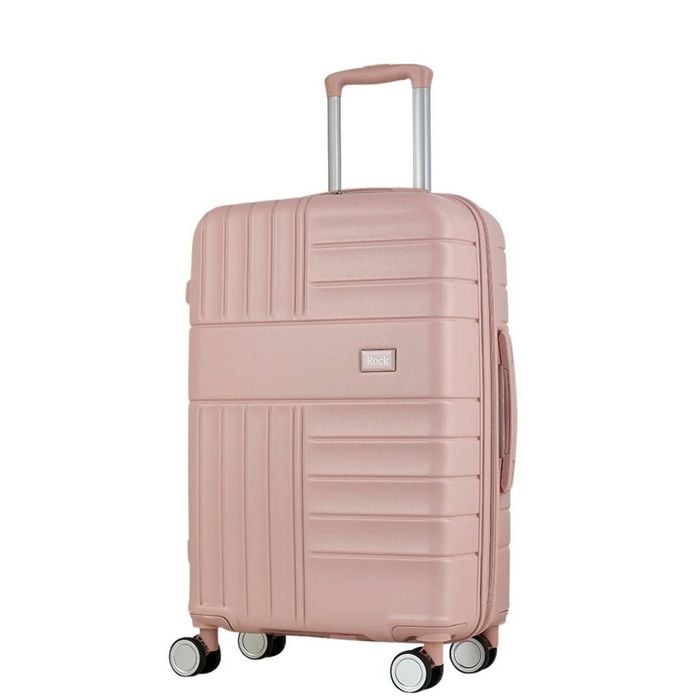 Rock Aspen Medium Hardsided Suitcase - Pink