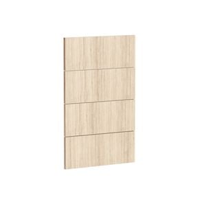 Kaboodle 450mm Almond Oak Modern 4 Drawer Panels