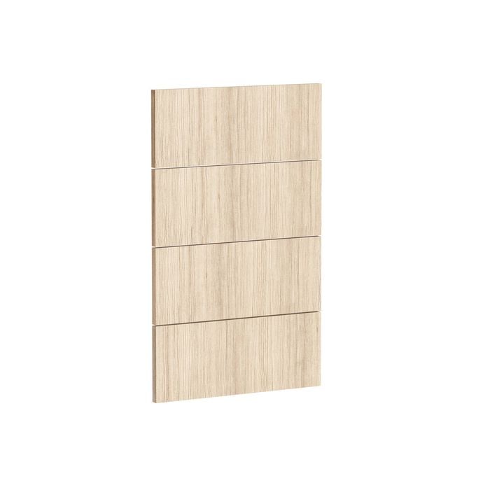 Kaboodle 450mm Almond Oak Modern 4 Drawer Panels