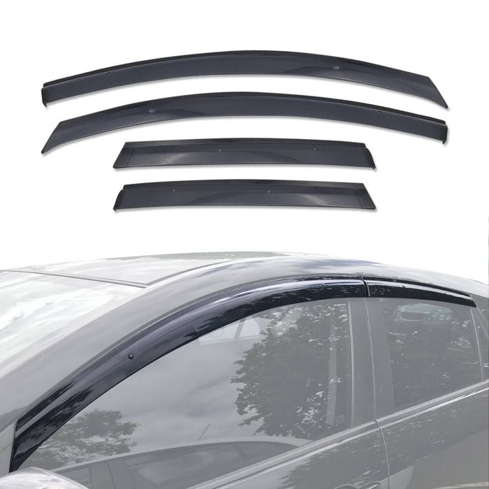 AUSGO Injection Weather Shields For Mazda 3 BL Series Hatch 2009-2013 Weathershields Window Visors Wind Deflectors