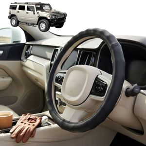 Australian Goose Steering Wheel Cover for Hummer H2 2003 - 2009 Circle Black