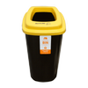 Morgan 45L  Yellow Lid Recycling Bin
