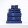 7pc Renee Taylor Brentwood 650GSM Low Twist Towel Set Royal
