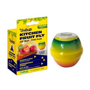 The Buzz Kitchen Fruit Fly Trap - 2 Pack
