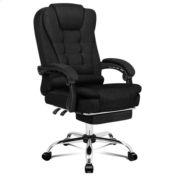 ALFORDSON Office Chair Fabric Black