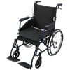 Orthonica 20in Self Propelled Foldable Steel Wheelchair Lightweight Portable