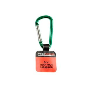 Taskmaster 6mm D-Shape Aluminium Carabiner