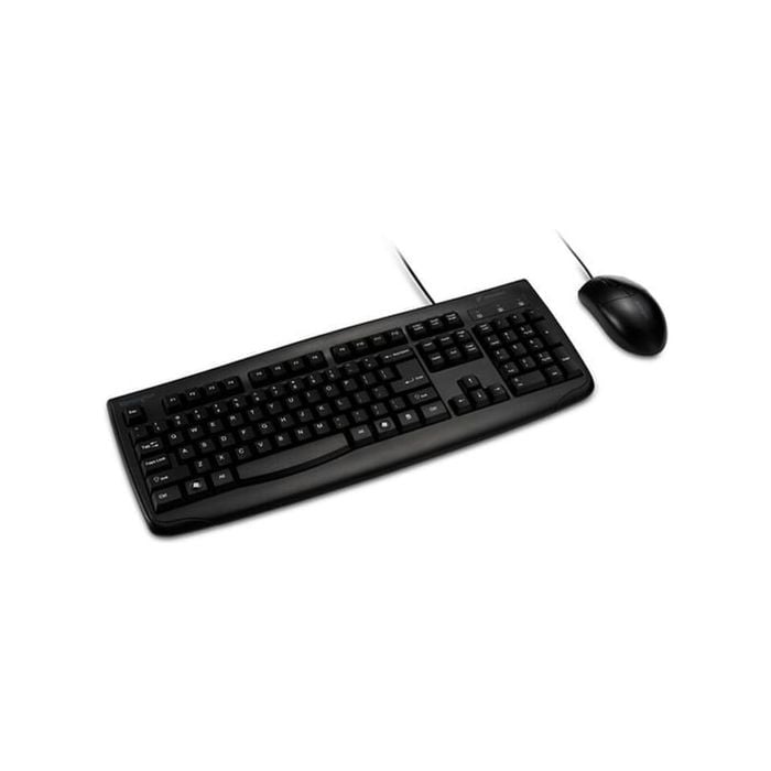 Kensington Pro Fit Washable Wired Desktop Keyboard And Mouse Set [k70316us]